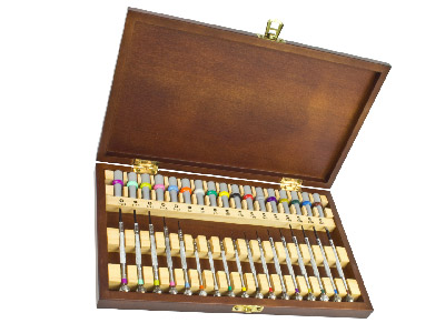 Schraubenzieherset Für Uhrmacher Und Schmuckhersteller In Holzbox