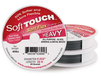 Soft-touch-draht, Schwer, Durchmesser 0,60mm, Länge 9m