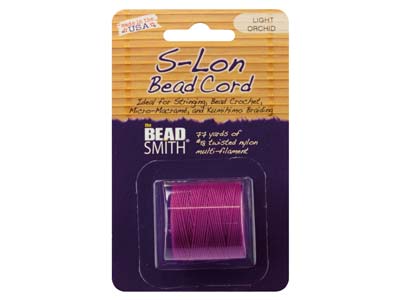 Beadsmith S-lon Perlenband, Tex 210, Stärke 18, 70 m, Violett - Standard Bild - 2