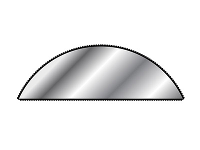Halbrundfeile, Breit, 15,2 mm, Hieb 4 - Standard Bild - 2