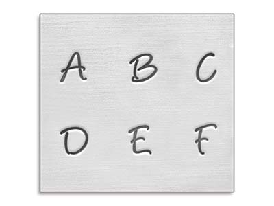Impressart Basis-stempelset, Großbuchstaben 
