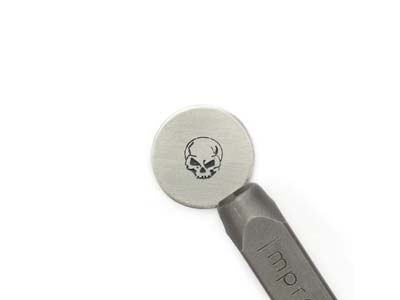 Impressart Signature Angry Skull Design Stamp 6mm - Standard Bild - 1