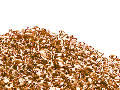 18ktrotgoldgranulat, 100  Recyceltes Gold