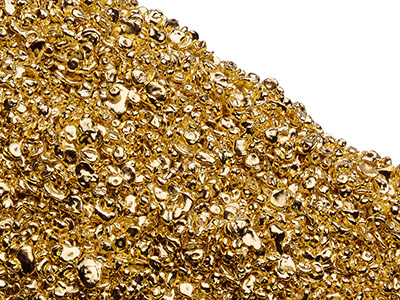18 Kt Hcb-gelbgoldgranulat, 100  Recyceltes Gold