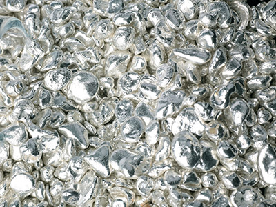 Sterlingsilbergranulat, 100  Recyceltes Silber