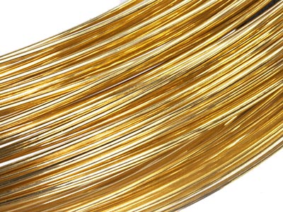 9 Kt Gelbgold, Df 0,80mm Durchmesser, Runddraht, 100  Recyceltes Gold