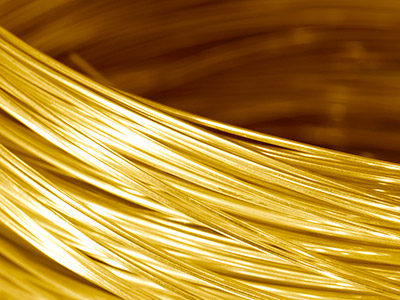 Lotdraht, 9kt Gelbgold, Mittel, 0,38mm Durchmesser, Analyse-qualität, Reinheit 3751000, 100  Recyceltes Gold