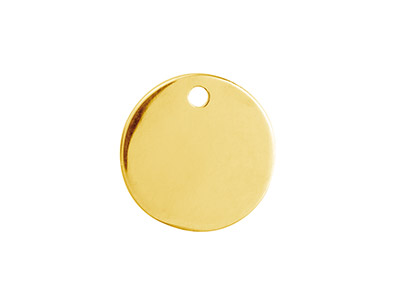 Runde Scheiben, Mit Lochbohrung, 15mm, Gold Filled - Standard Bild - 1