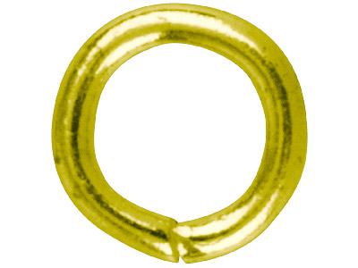 Goldbeschichteter Biegering, Rund, 5 mm, 100er-pack - Standard Bild - 2