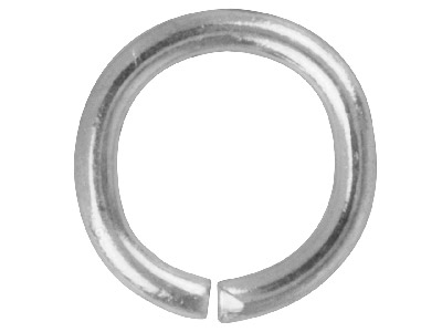 Silberbeschichteter Biegering, Rund, 8,8 mm, 100er Pack - Standard Bild - 1