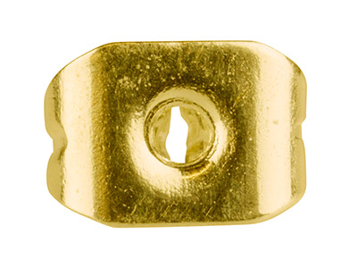 Goldbeschichtete Ohrmuttern, 20er-pack - Standard Bild - 2
