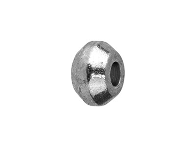 Gedrehte Abstandhalter Mit Silberbeschichtung, 4x1,4mm, Klein, 25er-pack