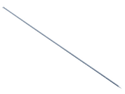 Silberbeschichtete Nadeln Mit Spitzen Köpfen, 76 mm, 10er-pack - Standard Bild - 1
