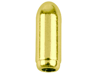Einfache Nadelschutzkappen Mit Goldbeschichtung, 10er-pack - Standard Bild - 1