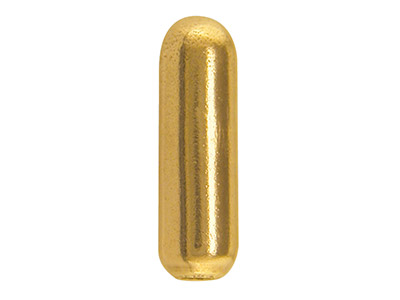Nadelschutzkappen Aus 9 Kt Gelbgold Zum Aufstecken, 100 % Recyceltes Gold - Standard Bild - 2