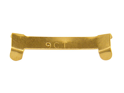 Ring-clip Aus 9kt Gelbgold, Gröe 2, 2,0x4,5mm
