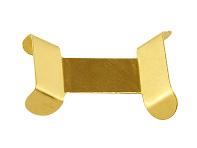 Ring-clip Aus 9kt Gelbgold, Gröe 7, 3x7mm