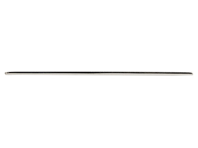 Steg, Rechteckig, Mit 2 vorgebohrten Löchern, 40 x 6 mm, Sterlingsilber - Standard Bild - 2