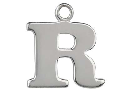 Prägestempelrohling Aus Sterlingsilber Mit Dem Buchstaben R - Standard Bild - 1