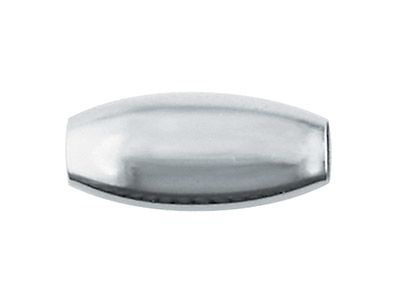 Ovale Perlen Aus Sterlingsilber, 3x5mm, 10er-pack, Zwei Löcher