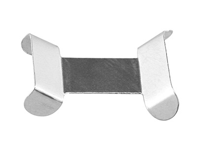 Ring-clip Aus Sterlingsilber, Extrabreit, 6x15mm, 6er-pack, 100  Recyceltes Silber