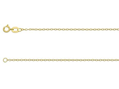 Ankerkette Aus 9kt Gelbgold, 1023, 45cm, Ohne Punzierung
