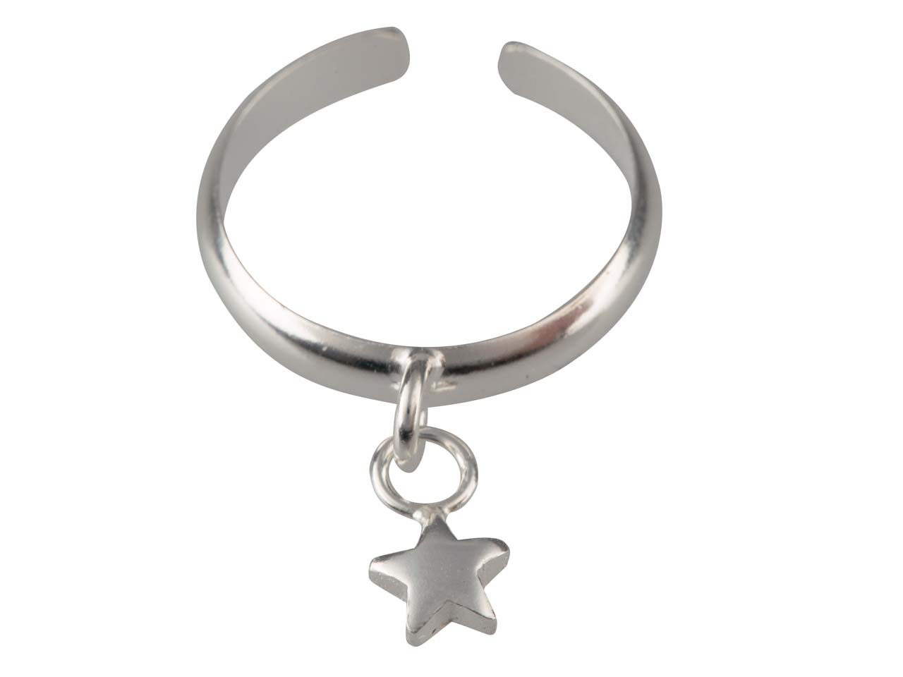 St Sil Toe Ring With Star Charm - Standard Bild - 1