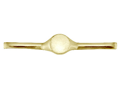 Herrenring Aus 18kt Gelbgold, Kg4822, 2,00mm, Runder Siegelring, 11mm, Mit Echtheitsstempel, Weichgeglüht